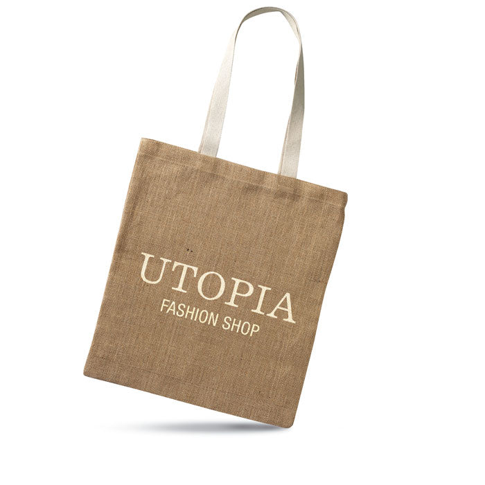 JUHU Jute Tote Bag Sample - Plain Stock